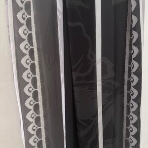 Black and White Hijab